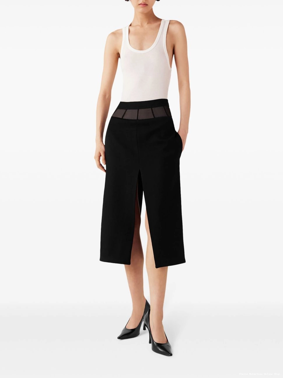 Cheap skirt front-slit Women Stella midi McCartney 0718